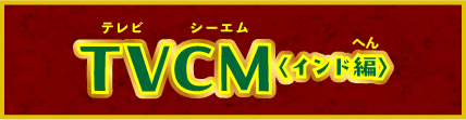TVCM ＜インド編＞