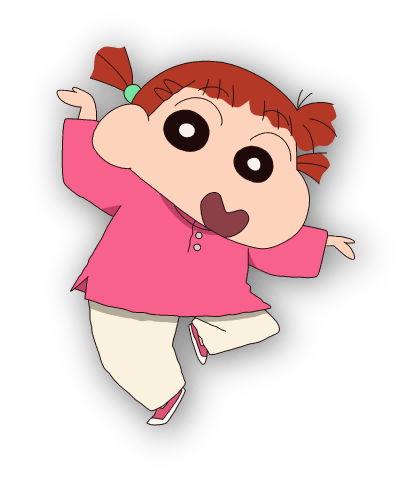 インドの民族衣装を着て踊るネネちゃんのイラスト